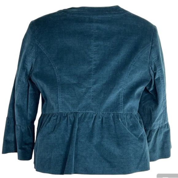 24W Gorgeous Cotton Velvet Peplum Jacket from Style&Co - Picture 3 of 12
